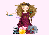 Chazie and Pets Fantasy Dressup